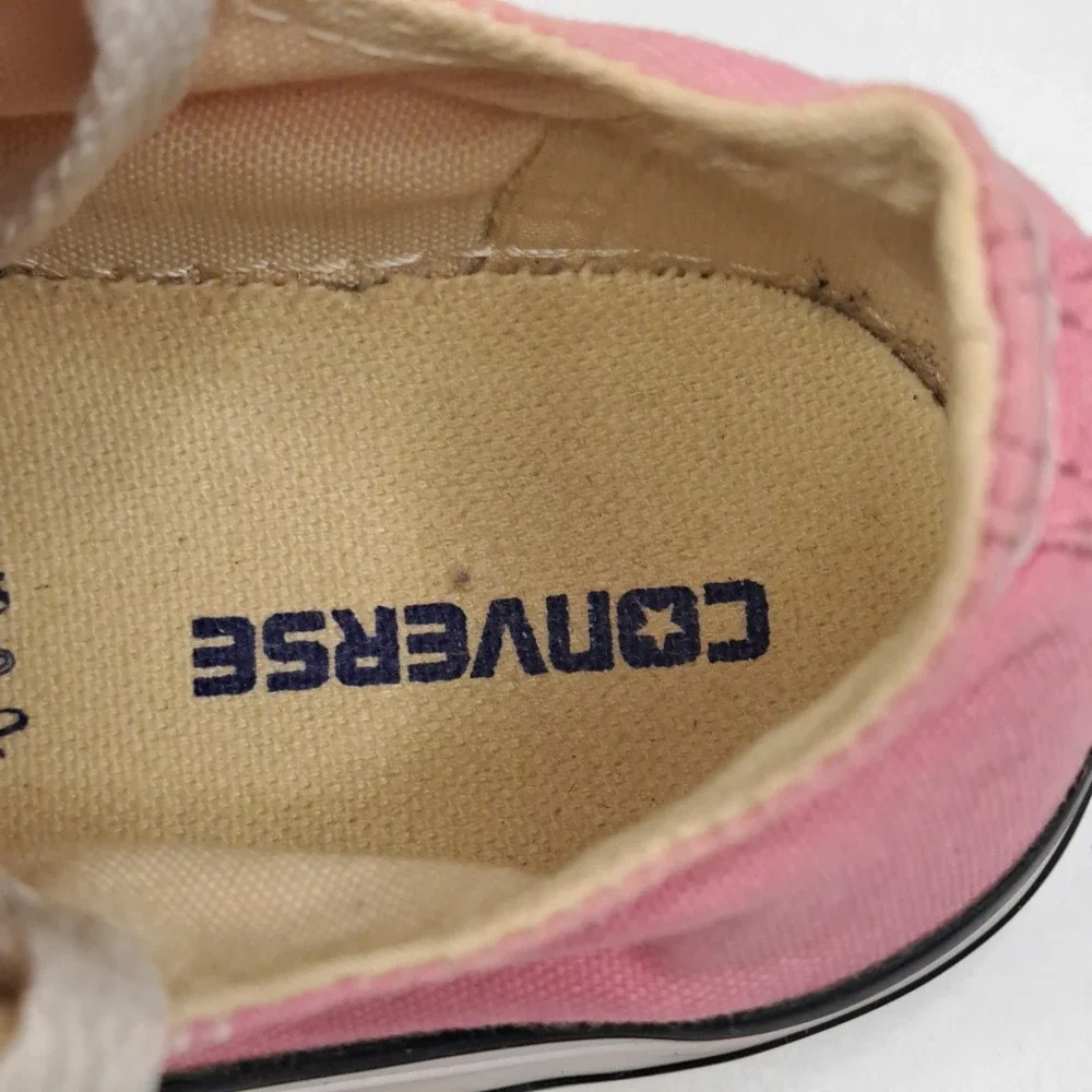 Converse Chuck Taylor Pink All Star Shoes Infant Size 7 Low Top Sneakers Classic